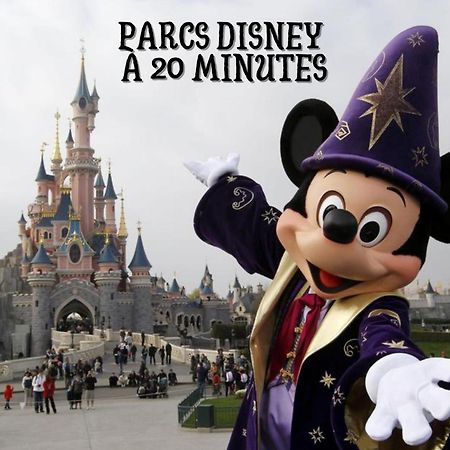Calme Absolu, Terrasse Et Parking Entre Paris Et Disney Vaires-sur-Marne Eksteriør bilde